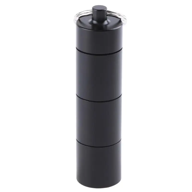 

Portable Waterproof Outdoor Medicine Pill Container Aluminum Case Keychain