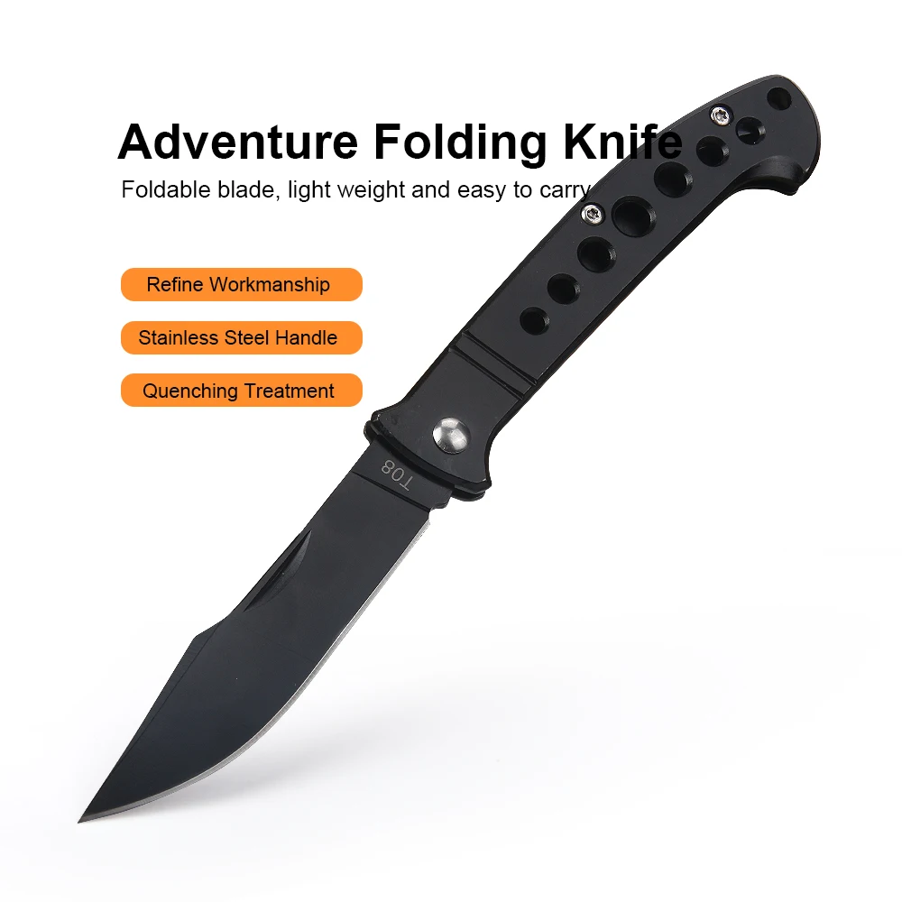 JelBo черный/серебристый складной карманный нож Karambit лезвие из нержавеющей стали