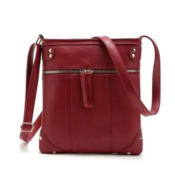

women messenger bags cross body designer handbags women handbag bolsos purse shoulder bag,Red wine