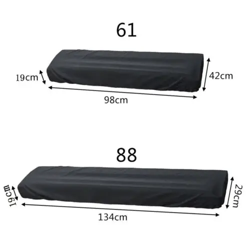  Dust-proof cover for waterproof adjustable piano keyboard for 61/88-key keyboard