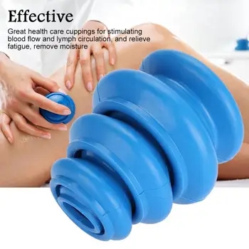 

4pcs Moisture Absorber Anti Cellulite Vacuum Cupping Cup Silicone Family Body Massage Therapy Cupping Cup Set 4 Different Size V