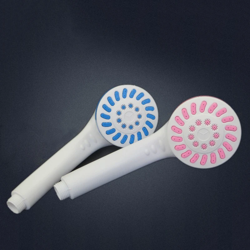 

Shower Head High Pressure Showerhead Hand Held Bathing Handset Plastic Shower Head Red/Blue 1pc