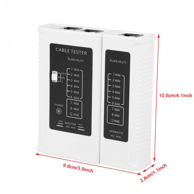 Многофункциональный RJ45 RJ11 тестер сетевого кабеля Ethernet LAN Сетевой Инструмент для тестирования проводов тестер сетевого кабеля измерительные инструменты