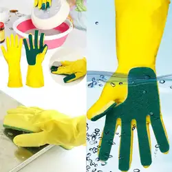 Домашние чистящие перчатки для домашней уборки желтый моющий инструмент кухонный Коврик Чистящий креативный