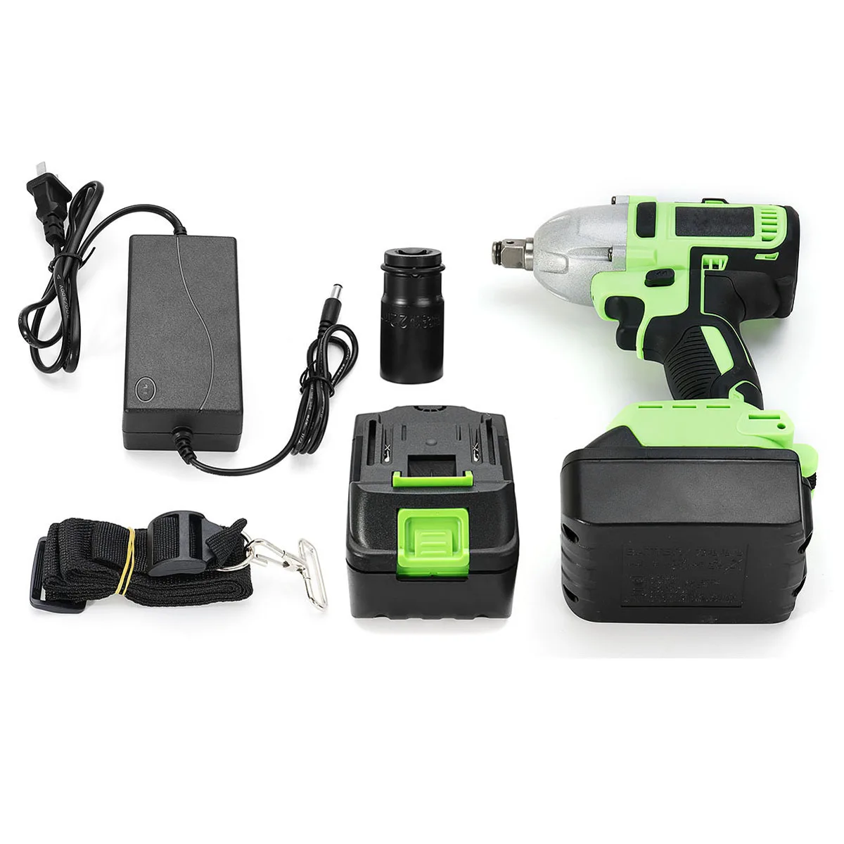 Brushless Cordless Electric Wrench 320n M Impact Socket 98f Sku 32972406590