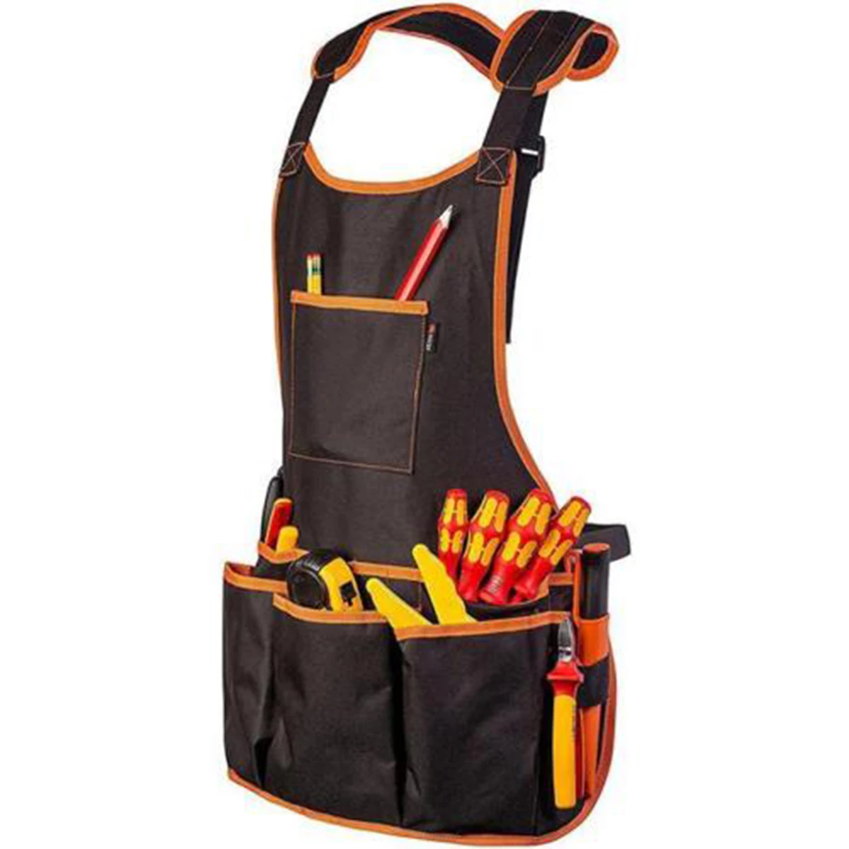 

Work Apron Tool 16 Tool Pockets Tool Belt Adjustable Vest Tool Apron for Mans Work Apron and Women Work Apron with Waterproof