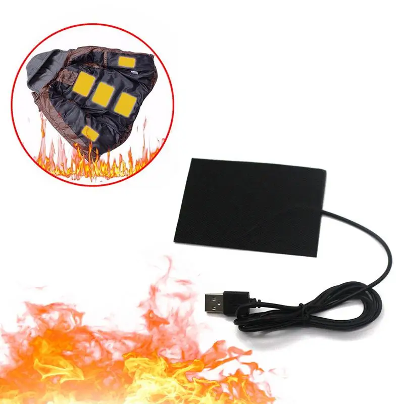 

Clothes Heating Plate USB One Drag One Electric Heating Pad Vest Down Jacket Heating USB Electric Clothing Heating Pad