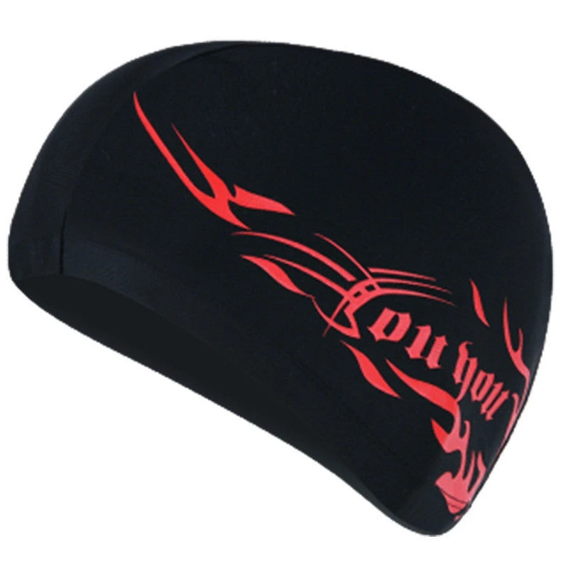 

Adult Unisex Soft Cap Bathing Hat Swimming Cap Fabric Waterproof Spandex Athletics Solid