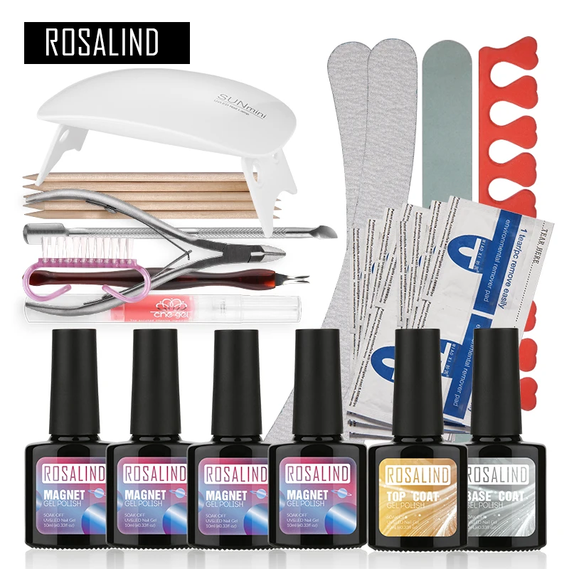 

Rosalind Magnet Cat Eyes UV Gel Kit Soak-off Gel Polish Gel Nail Kit Nail Art Tools Sets Kits Manicure Set