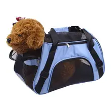 Переносная переноска для собак домашних животных, рюкзак для щенков, сумка для путешествий на открытом воздухе с защитными молниями, размер L