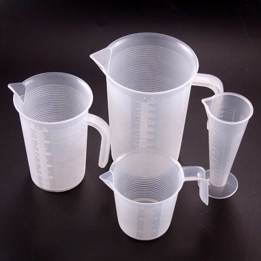 

100-1000ML Plastic Liquid Measuring Jug Cup Graduated Surface Cooking Bakery Kitchen Lab