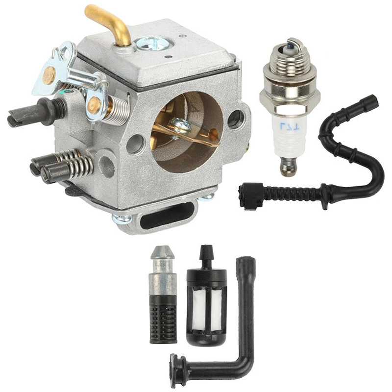Hayskill Carburetor For Stihl Ms 440 460 Ms440 Ms460 044 046 Chainsaw Parts Replace 1128 120 0625 With Air Filter Fuel Line Spark Plug Repower Kit Zama Hd 17a Hd 16d Carb Patio Lawn