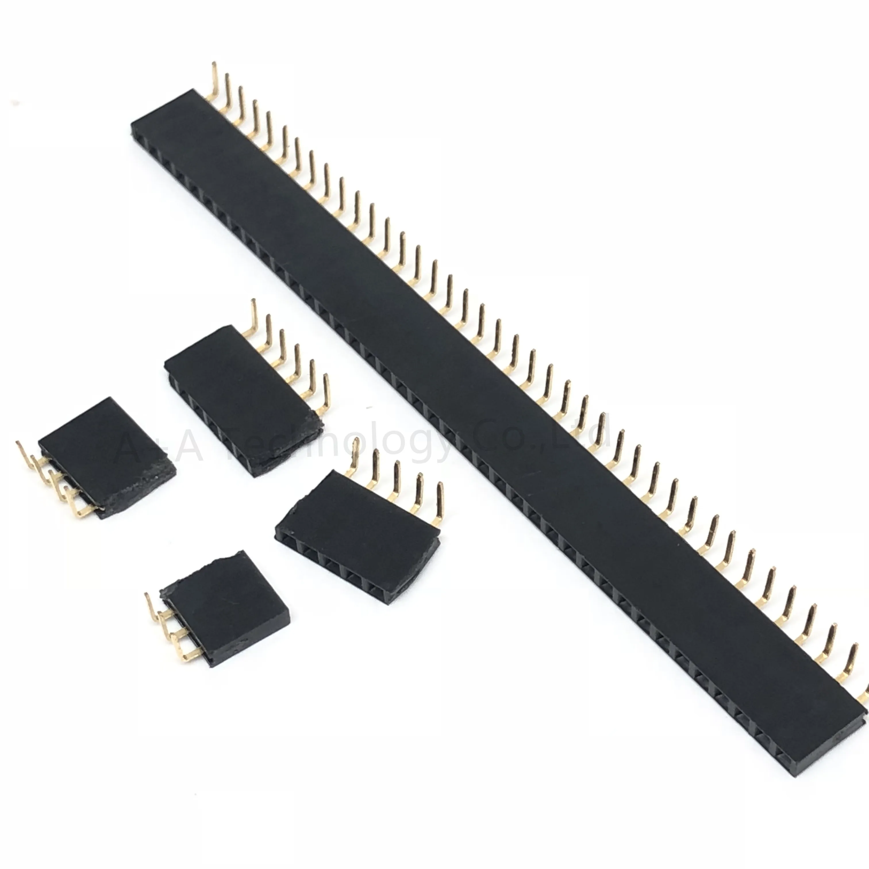 2 54 мм R/A Однорядный гнездовой разъем ~ 40P PCB плата прямоугольный штырьковый