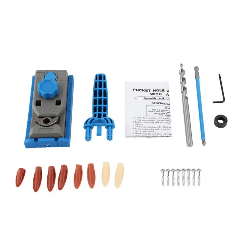 

Hot Mini Hole Jig Drill Guide Kit Wood Doweling Joint Woodworking Carpentry Locator Tool