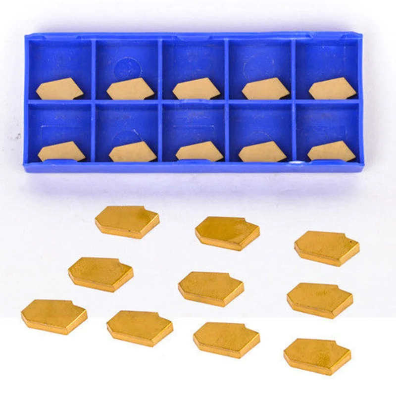 

10x Zqmx3N11-1E Sp300 Ybc251 Cut Off Grooving Inserts For CNC Lathe Holder Turn
