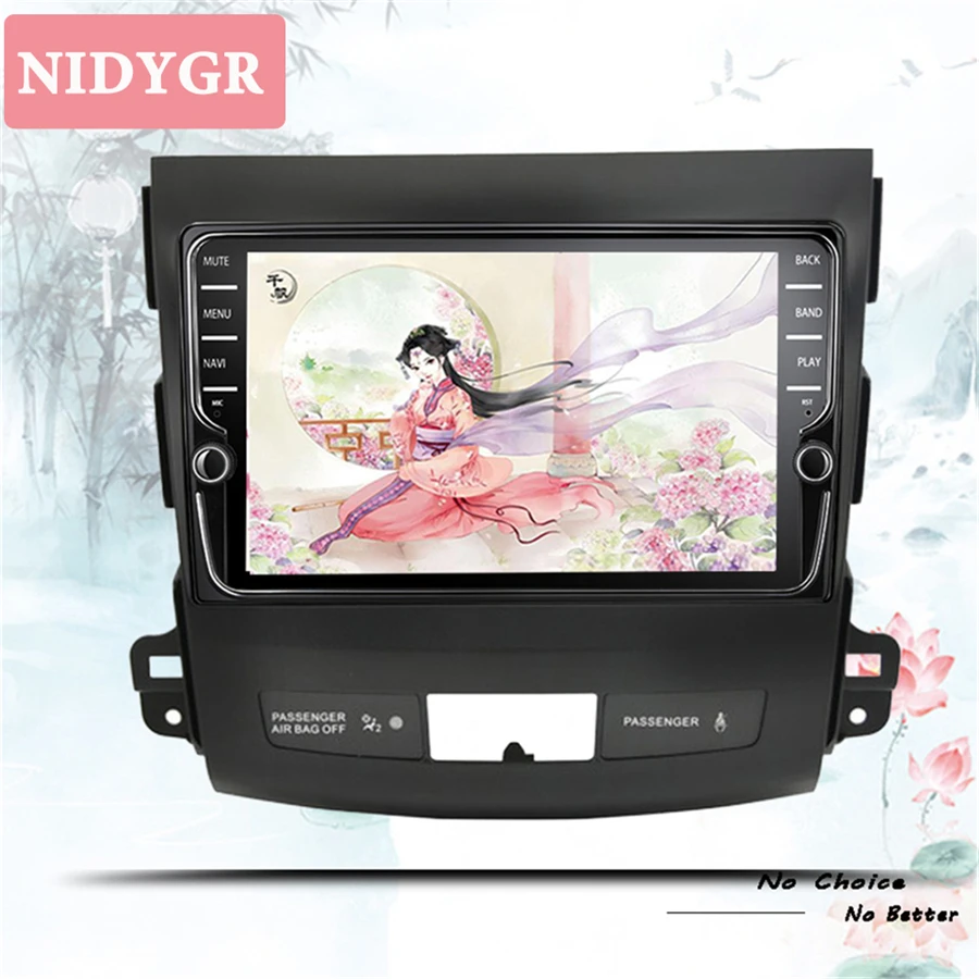 Android 10.0 car dvd radio player for multimedia Mitsubishi Outlander 2008-2014 for Peugeot 4007 Citroen Crosser 4G LTE Carplay