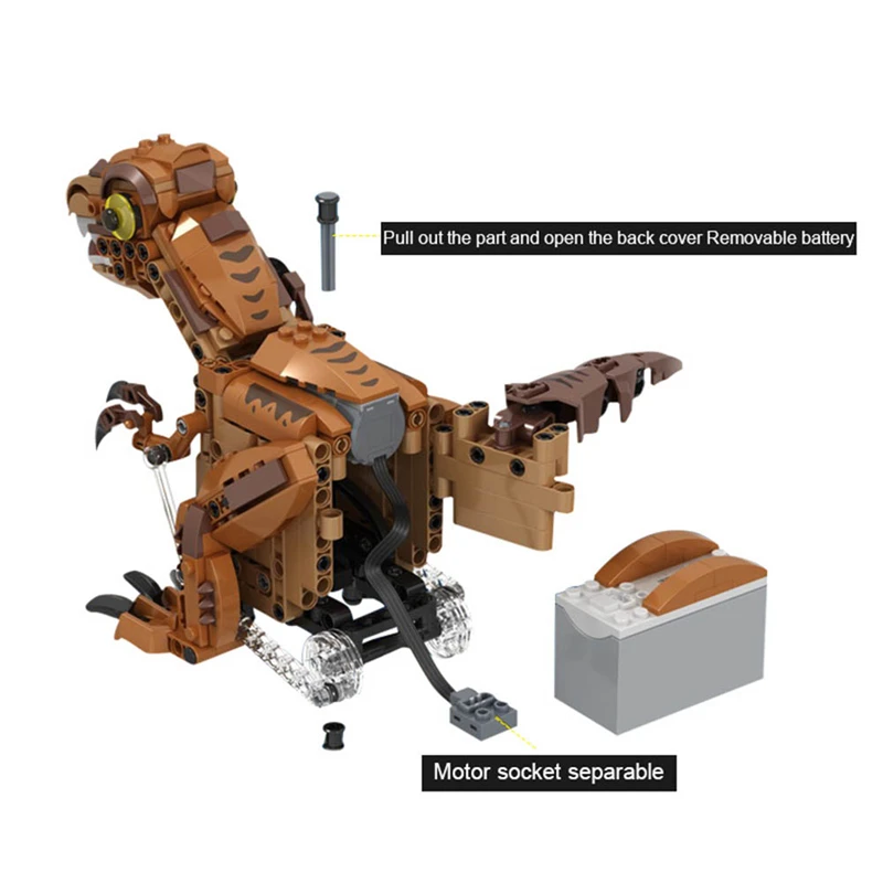 Domibot электронный динозавр RC умный робот Mecanum колеса избегание препятствий игрушка подарок