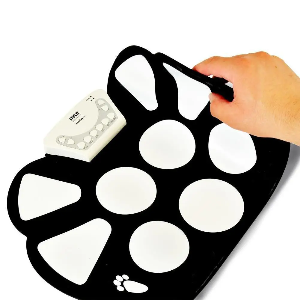 Слэйд свернутый электронный барабан Pad Kit цифровая USB MIDI Клавиатура силиконовый