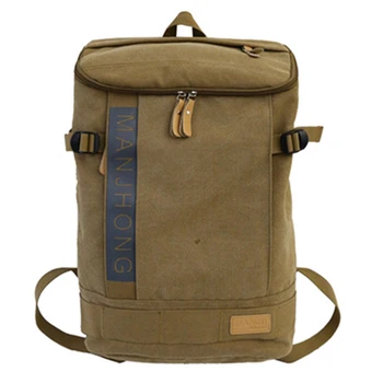 

Men Backpacks Canvas Fashion School Backpack For Teenage Simple Shoulder Bag Business Backbag Large Men Casual Leisure Rucksack