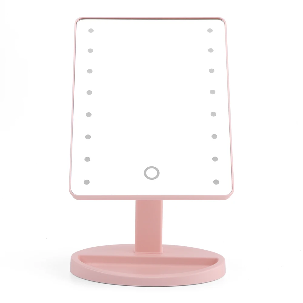 

Makeup Mirror Light 16 LED Rotatable Make Up Miroir Cosmetic Tool Tabletop Beauty Vanity Mirror