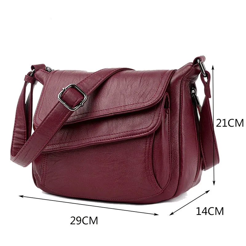 

2019 New Fashion Leather Luxury Handbags Women Bags Designer Female Shoulder Messenger Bag Mother Bags For Women Sac Femme