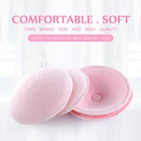 2/4 PCS Surface Cotton + Sanitary Sponge Reusable Breast Nursing Pads Soft 3D Cup Washable Pad Baby Breastfeeding Accessor 2