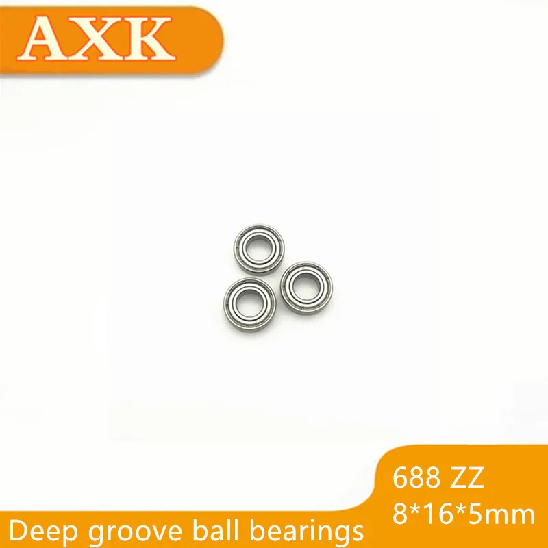 

2023 New Top Fashion Free Shipping 5 Pcs 688zz 688z 688 688-2z 8*16*5 Miniature Ball Radial Deep Groove Bearings L1680zz