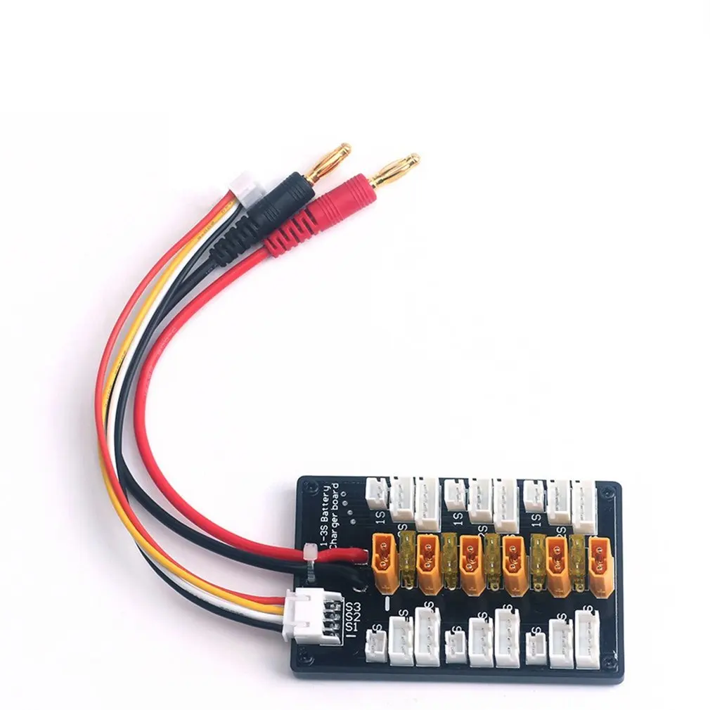 XT30 Multi Lipo Parallel Balanced Charging Board For 2S-6S RC Battery Charger Plate | Игрушки и хобби
