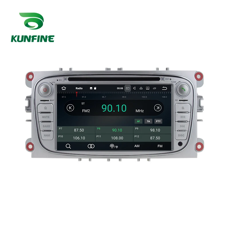 Android 9 0 Core PX6 A72 Ram 4G Rom 64G Автомобильный DVD GPS мультимедийный плеер стерео для FORD Focus