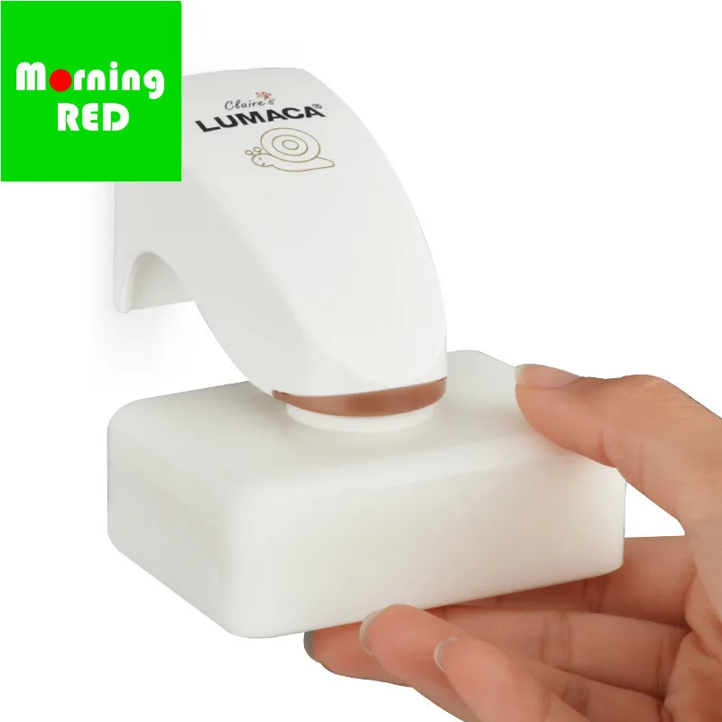 

Magnet Plastic Soap Absorber Free Punch Drain Toilet Soap Dish Sucker Home Creative Bathroom Wall Mounted Soap Holder
