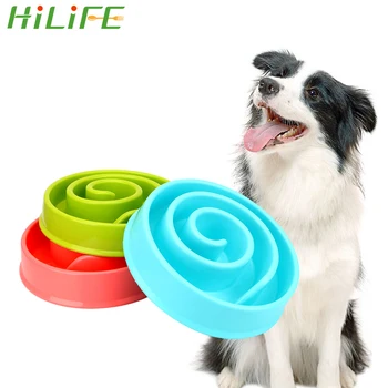 

HILIFE Feeder Dish Pet Dog Training Bowl Puppy Slow Down Eating Pet Dog Feeding Food Dog Bowls Pet Products Avoid Choke