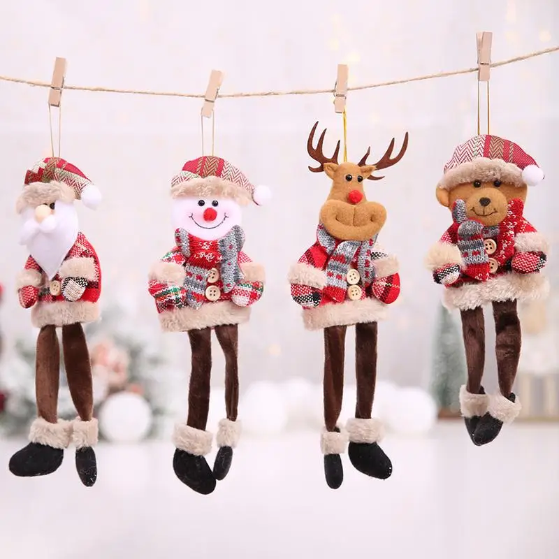 Счастливого Рождества короткие ноги шведский Санта гном Плюшевые Куклы Орнамент Ручной Работы игрушечные эльфы Праздник дома вечерние елки украшения