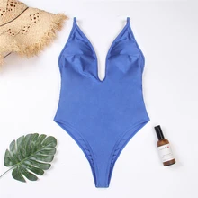 Сексуальный Женские, 1 штука купальник пуш-ап бандажная пляжная одежда купальник женский цельный купальный костюм Maillot De Bain