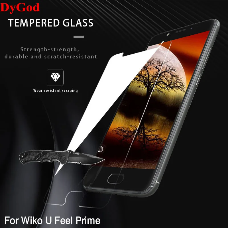 Закаленное стекло для Wiko Ridge 4G передняя защита экрана U Feel Prime /U Fab/ Защитное