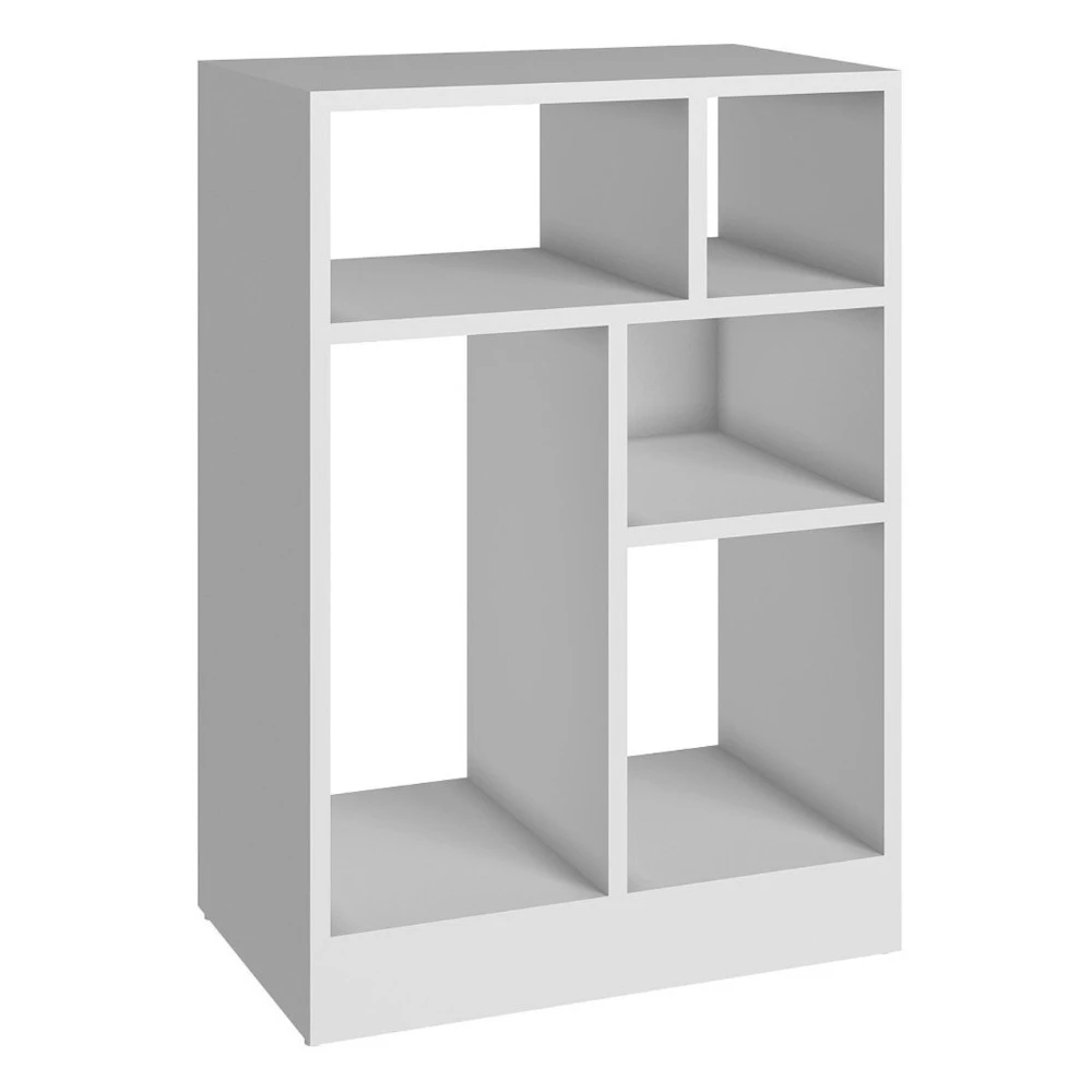 Durable Valenca Bookcase 1.0 with 5- Shelves in White | Мебель