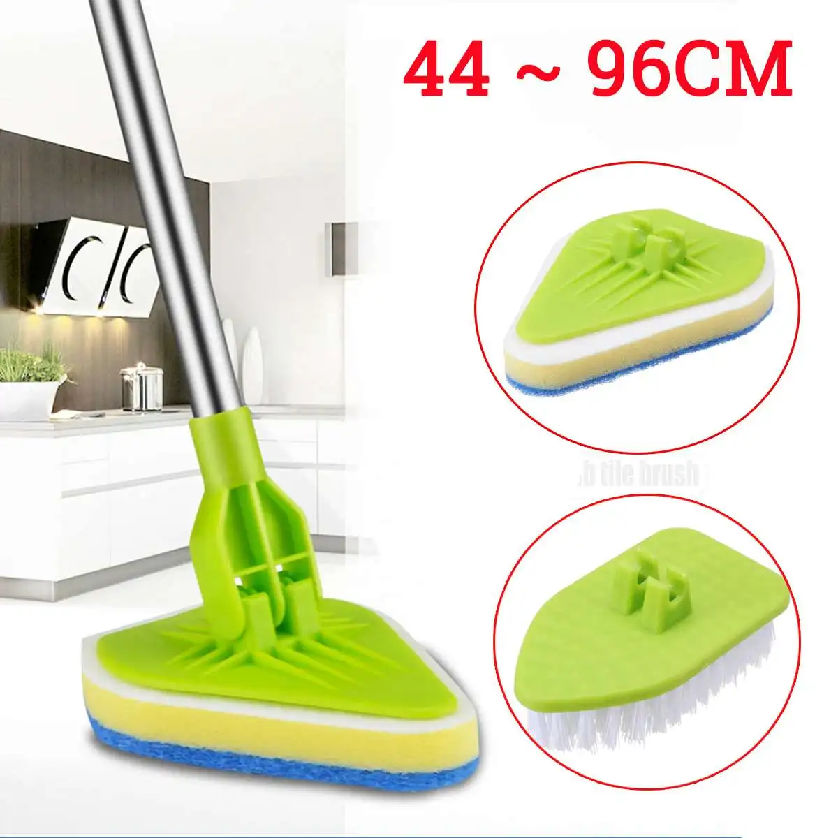 

44-96cm Adjustable Cleaning Brush Cleaning Scrub Home Bathroom Bathtub Power Cleaner Tile Kitchen Cleaning Tools