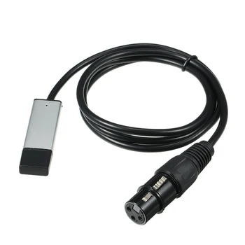 

Nrw Arrival USB to DMX Interface Adapter LED DMX512 Computer PC Stage Lighting Controller Dimmer
