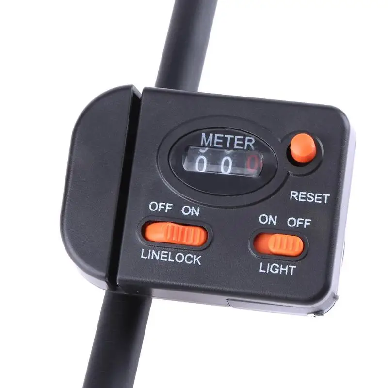 

Fishing Line Counter Professional Digital Display Fishing Line Depth Finder Clip On Rod Length Gauge Counter Pesca Fishing Tools