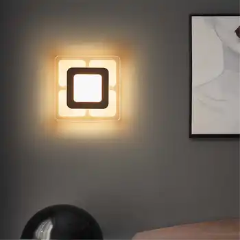 

LED Living Room Lights Ceiling Light Lamp Lighting Wall Ultra-thin Accessory Kitchen Modern Bathroom 17W Rectangle