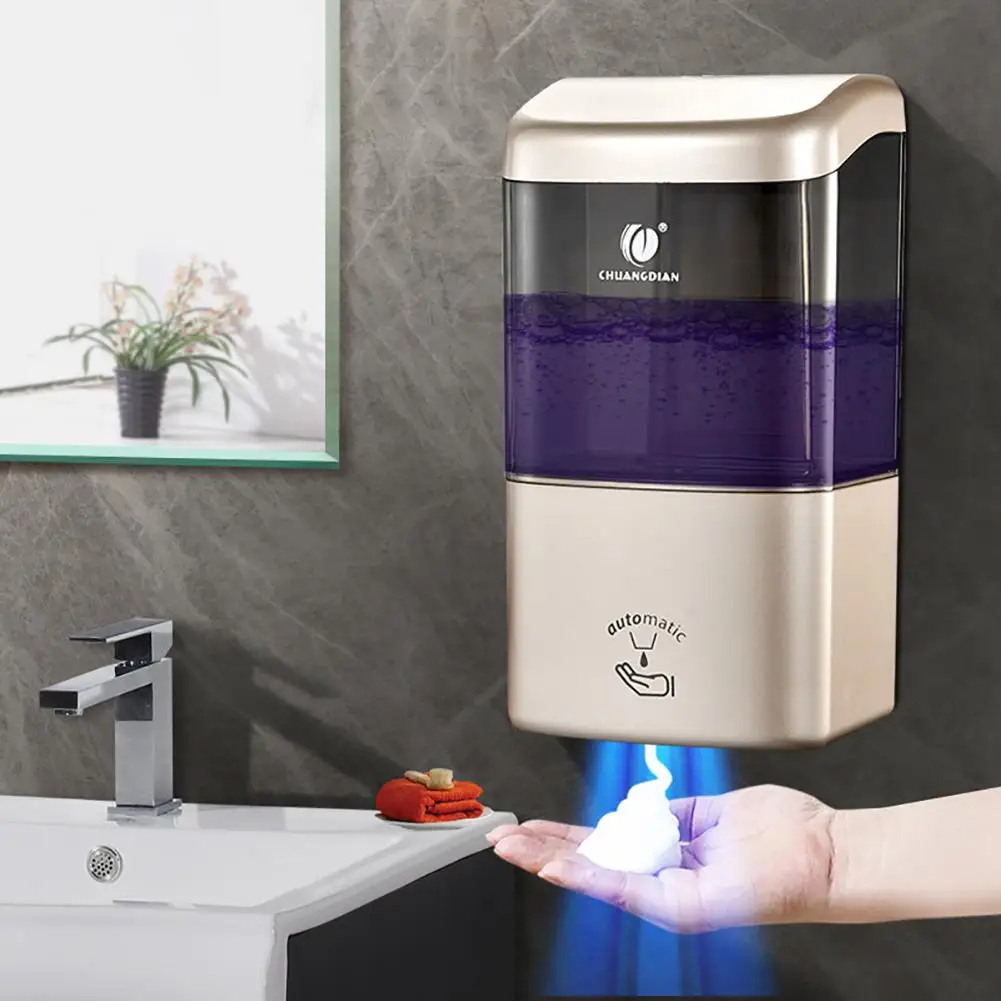 

Wall-Mount Automatic IR Sensor Touch-free Bathroom Kitchen Soap Lotion Dispenser