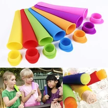 7 x силиконовая форма для Фруктового мороженого на палочке 7 видов цветов