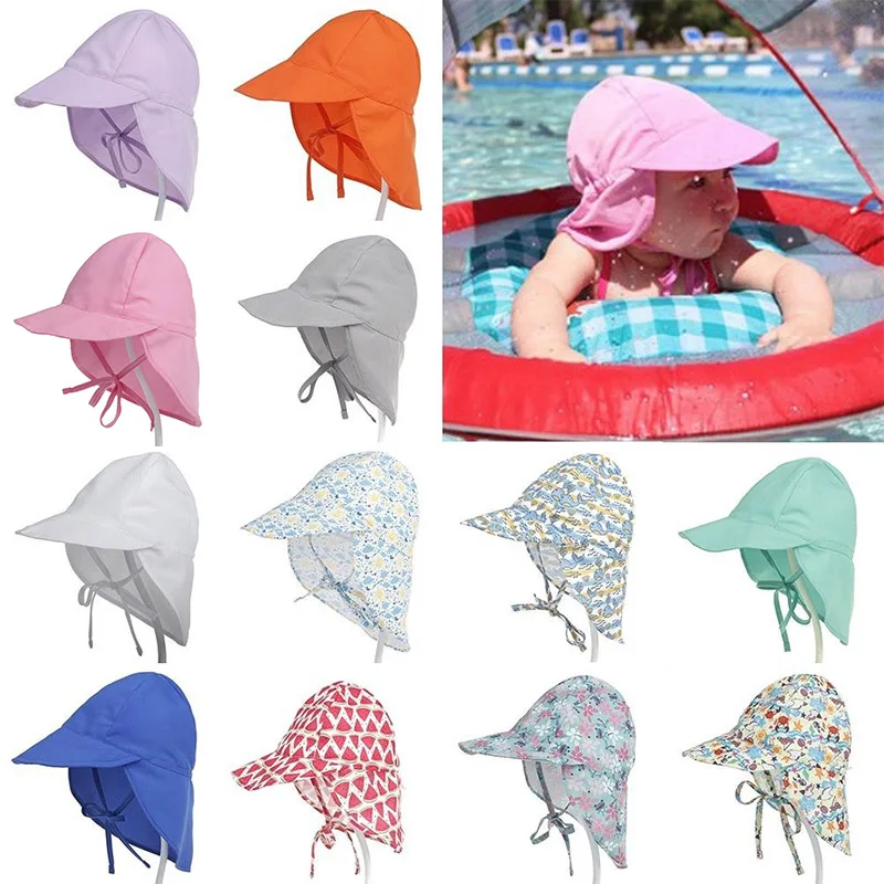 

Girls 6 M-5 Years Legionnaire Cap Baby Beach Cotton Hat Boys Sun Summer Hat Kids