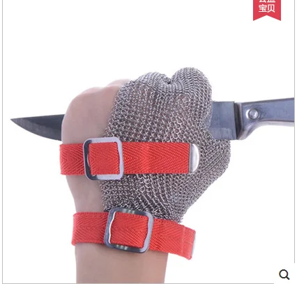

Needle proof glove Cut Resistant Gloves Anti Cut Food Grade Level 5 Kitchen Butcher Protection three finger glove