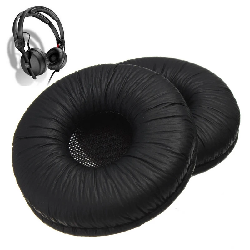 

1pc Replacement Ear Cushions Black For Senn heiser HD25 HD25-1 Headset Headphone Professional Soft Ear Pads 70mm