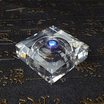 

Small Multicolor LED Crystal Light Stand Support Decoration Craft Crystal Display