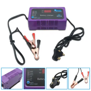 

12v Heavy Duty 6A 2A Portable Compact Vehicle Car Van Bike Truck Battery Charger