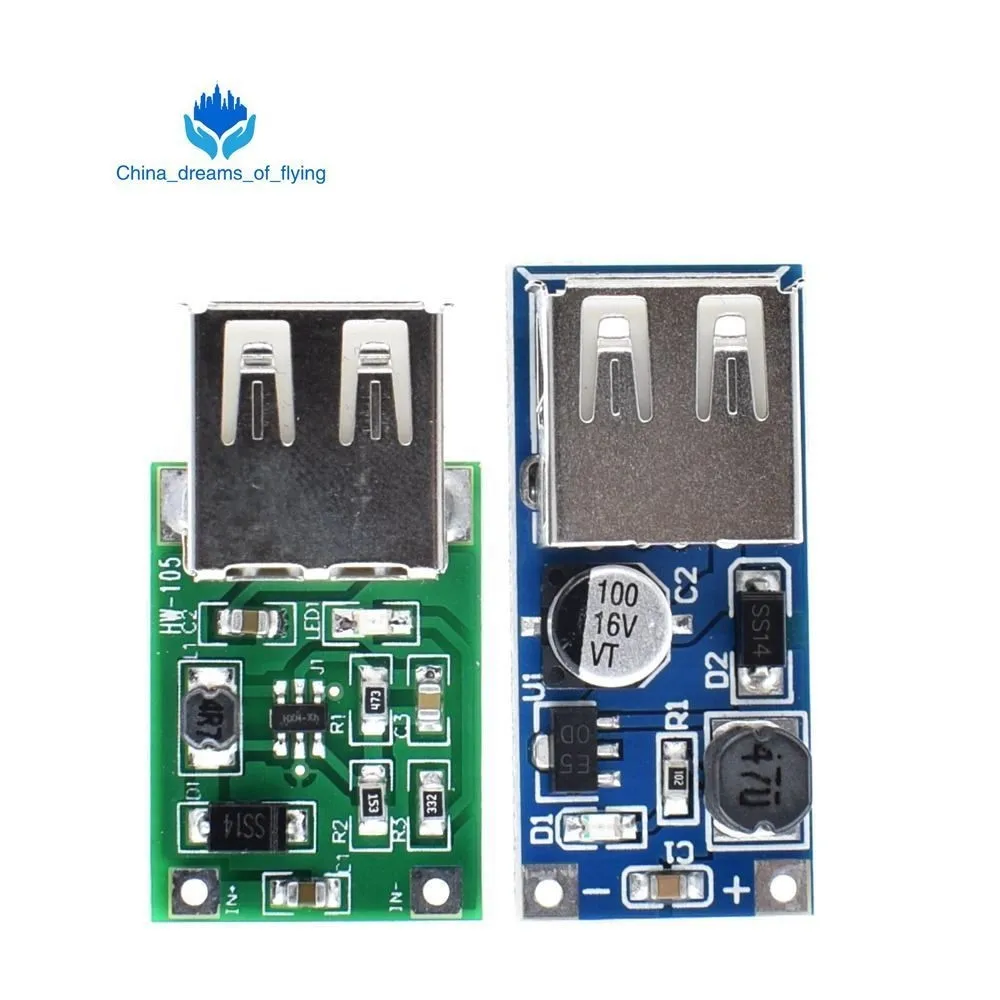 TZT DC-DC Повышающий Модуль(0,9 в~ 5 В) мА повышающий преобразователь Повышающий Модуль USB Мобильный усилитель мощности плата