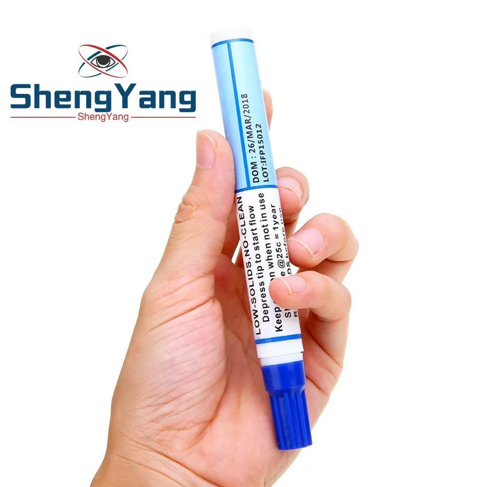 

ShengYang 951 10 ml Soldering Rosin Flux Pen Low-Solid Non-clean For Kester Soldering Solar Panel DIY Power Panel For Arduino