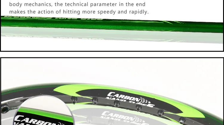 5 шт./партия) H.M. Графит FANGCAN ракетка для бадминтона Темный король 6100 зеленая Высококачественная ракетка бренда
