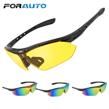 

FORAUTO Motorcycle Glasses Motocross Bike Goggles Wind Resistant UV Protection Riding Sunglasses Fashion Unisex
